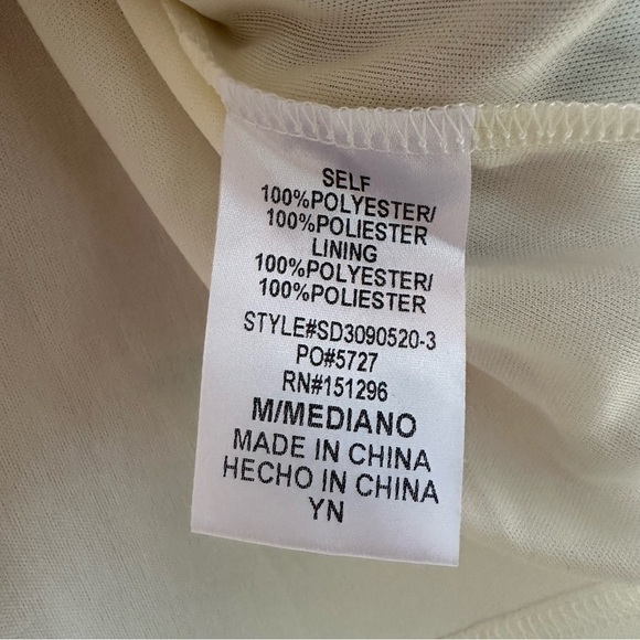 NWT The Sang Floral Botanical Drop Waist Patchwork Button Up Dress - Picture 11 of 13